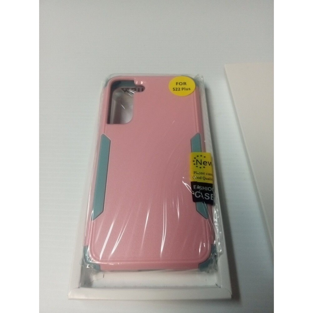 Samsung Galaxy S22 Plus Case Pink Teal Heavy Duty Shockproof Cover NEW